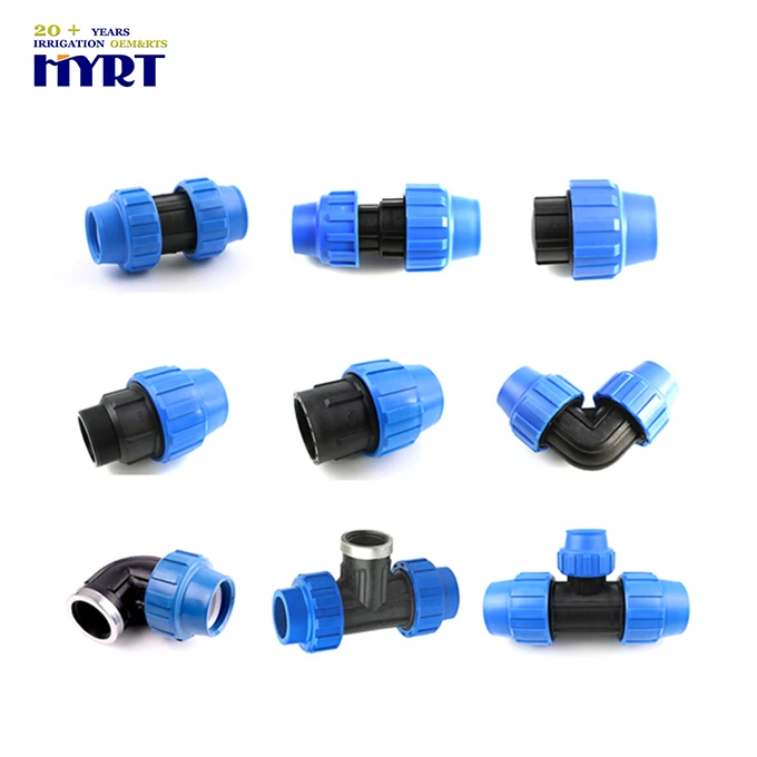 Agricultural Irrigation Good Quality Compression Pvc Fitting Irrigation