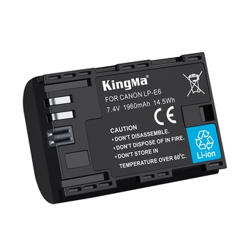 KingMa Rechargeable Li-ion Battery LP-E6 LP E6 for Canon  5D Mrk IV Dslr Camera Battery