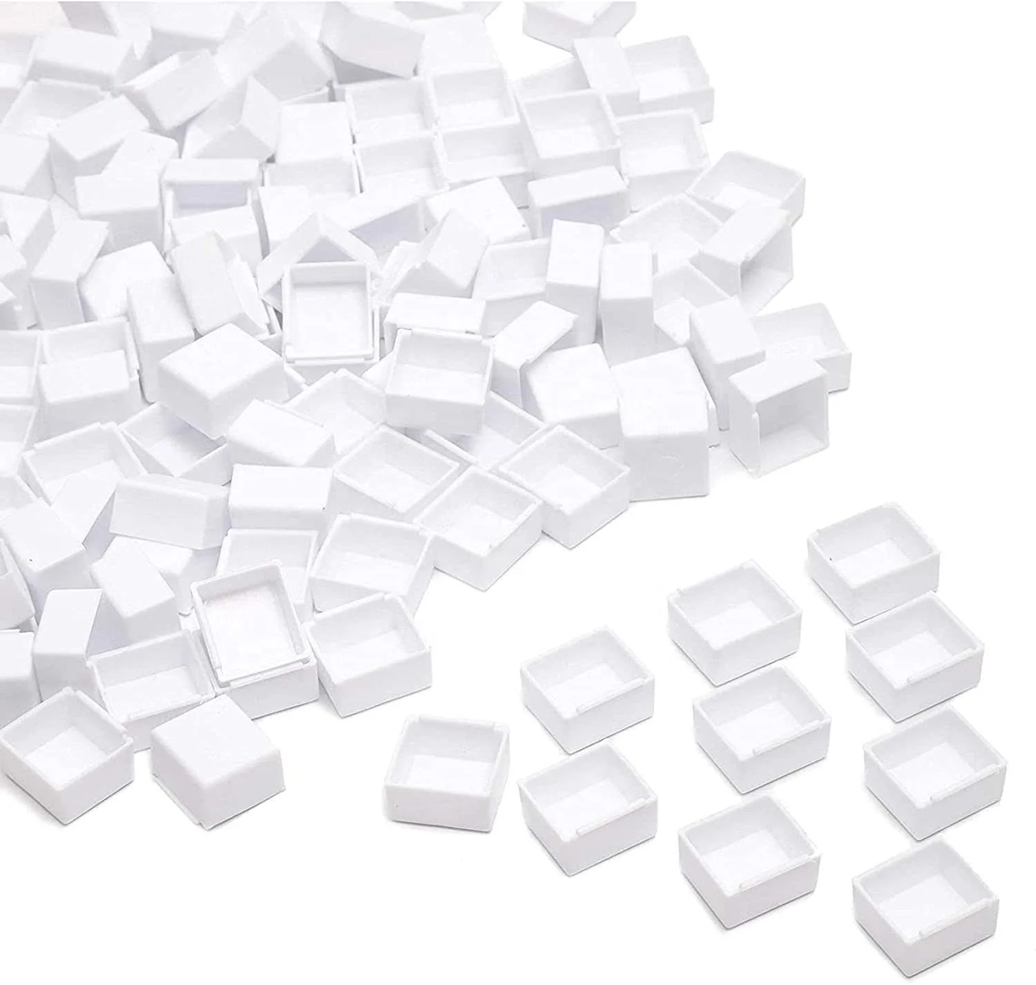 Заводская 0 3/0 6/1/1.8/3.2 мл белый/прозрачный цвет пустые акварельные полужирные формы для рисования художники акварельных масляных красок