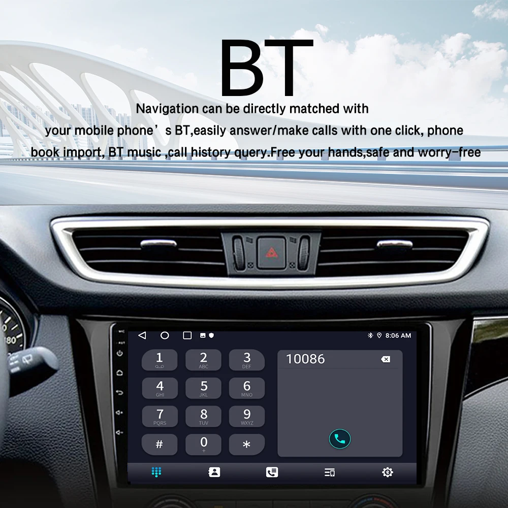 9 Inch Android Touch Screen Radio - Mtk 8163 Car DVD Player with