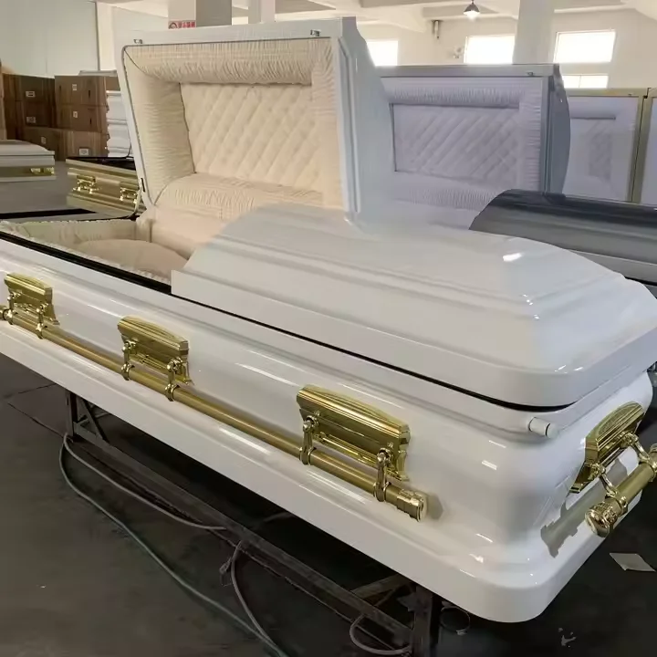 CHEAP American Style Funeral Brand-new Steel Caskets Sale