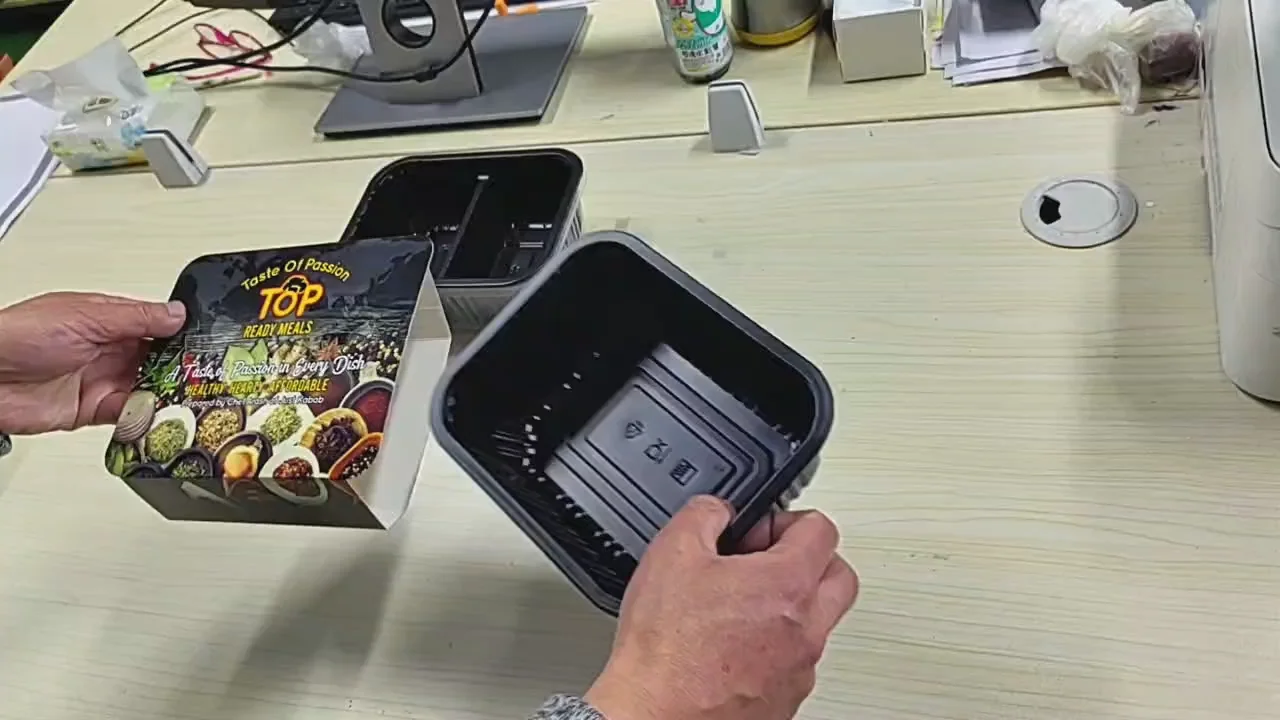 Custom Printed Recycled Paper Cardboard Wrap Around Label Ready To Eat