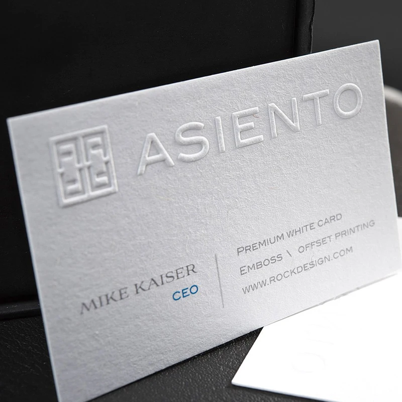 Source Custom Letterpress Printing Gallery Cards, New 500Gsm Business Card  Embossed Paper on m.