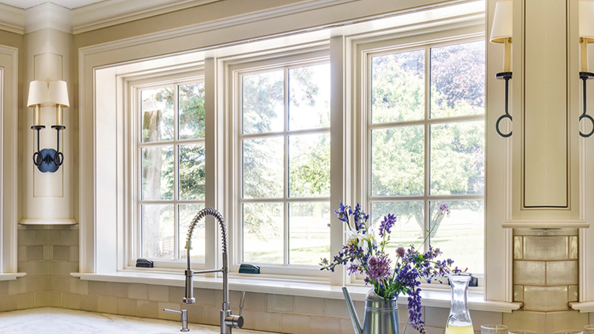 Doorwin Hot Style Triple Pane Casement Windows Hurricane Proof Heat Insulation Aluminum Crank