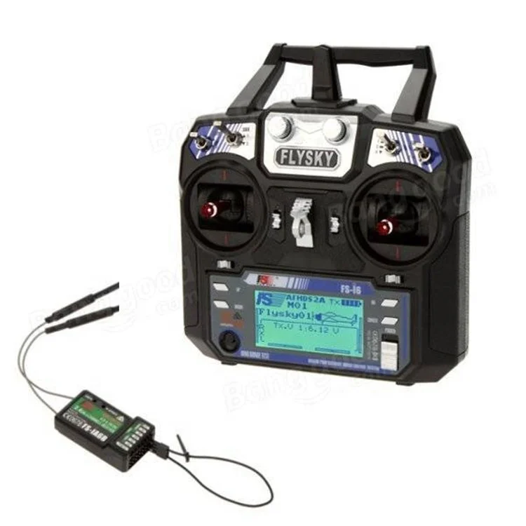 Flysky I6 Remote Control FS-i6 Transmitter and Receiver IA6 IA6B 2.4G 6CH 6 Channel AFHDS RC FPV Drone Remote Controller H75ffc0f20e3a429a9197efc27a60e5a6U