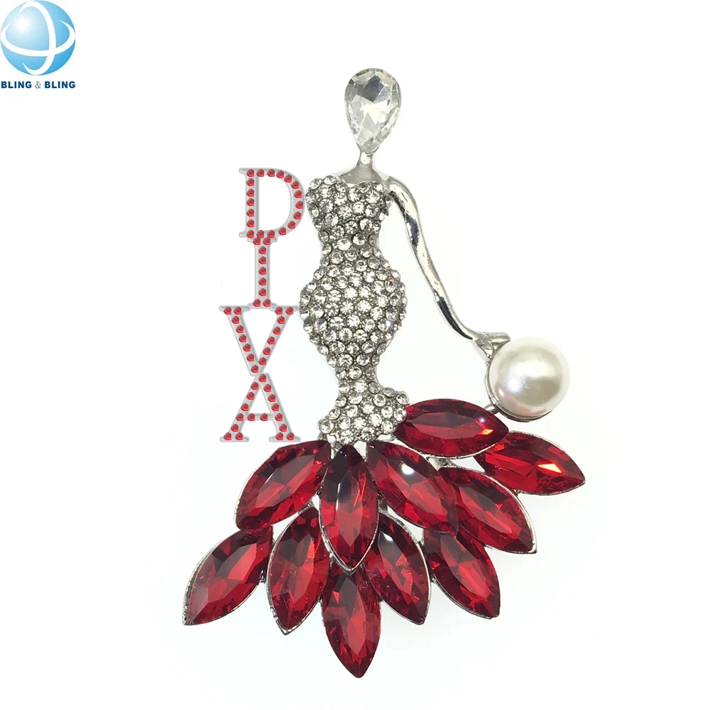 red dress brooch Red Dress brooches