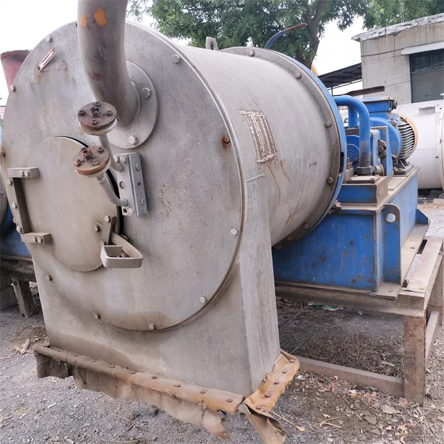 The pusher centrifuge is used for the separation of degreased oils in dairy products, etc