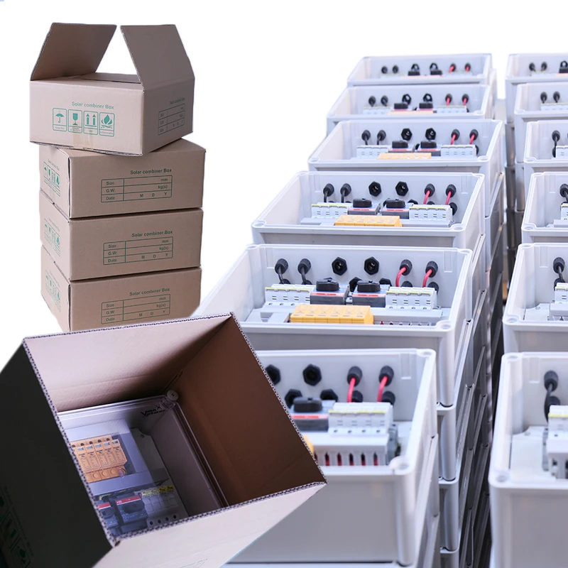 Vmaxpower 4 Strings Solar DC Combiner Cabinet for on Grid Off Grid Solar Energy System PV Junction Box
