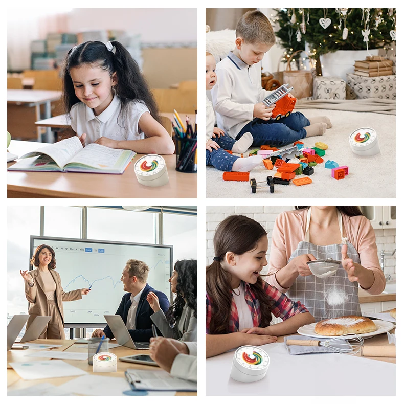 Manual Knob Visual Timer Student Doing Kids Timer Student Special Self-Discipline Time Manager