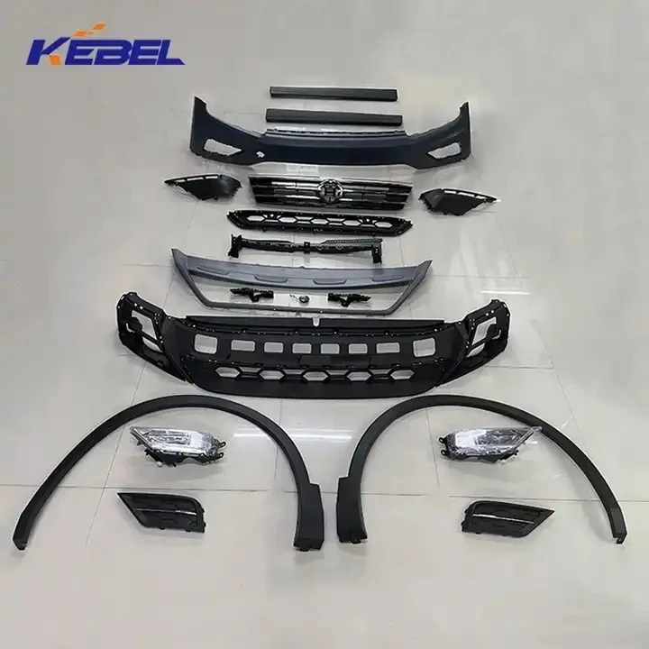 Car Spare Parts Bumper Part Car Front Bumper Assembly High Quality Car Front Bumper Kit for VW Tiguan L 2017
