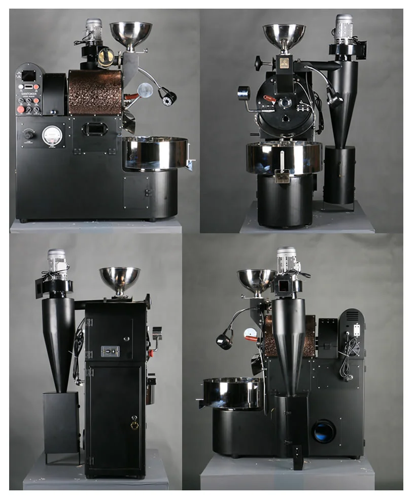 Santoker 3kg Coffee Roasters Double Walled Carbon Steel Drum Coffees