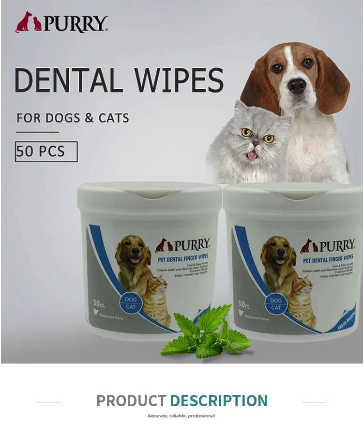 50ct Pet Tooth Wipes For Dog Cat Dental Finger Ear Eye Cleaning Wet Pet Wipes Buy Cleaning Wet
