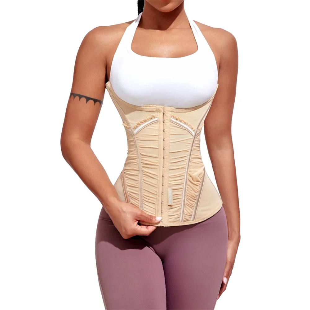 Double Belt Trimmer Shaping Wrap Girdle Full Body Corset Tummy Control Shaper Waist Trainer Shaperwear for Women factory
