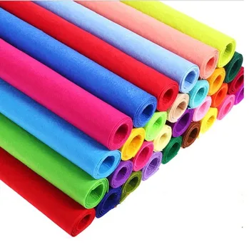 Manufacturer 100% Polyester Needle Punched synthetic felt Non-woven Fabric Cloth Felt for craft