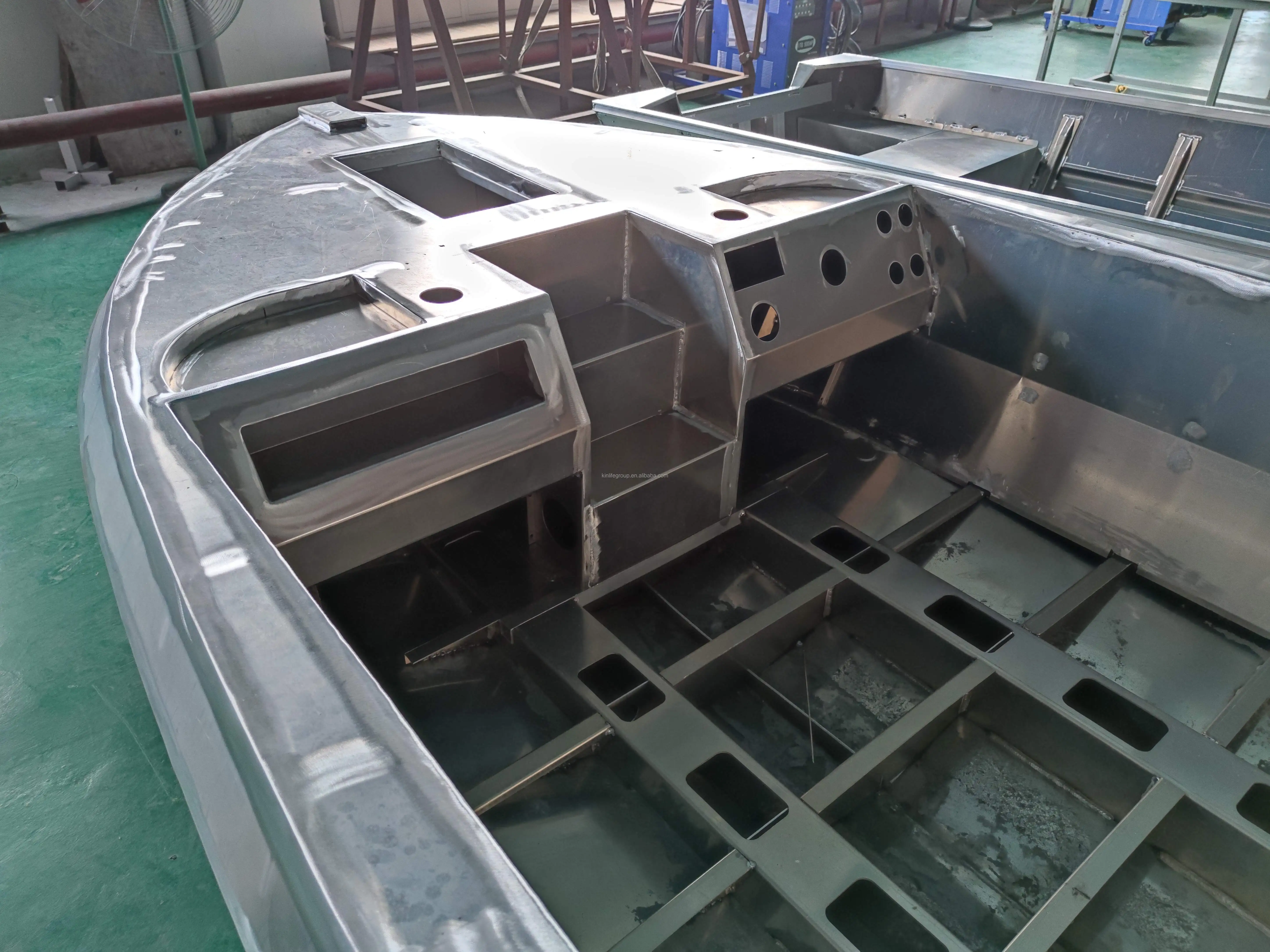 2022 New High Performance Aluminum Jet Boat With Jet Drives For Sale