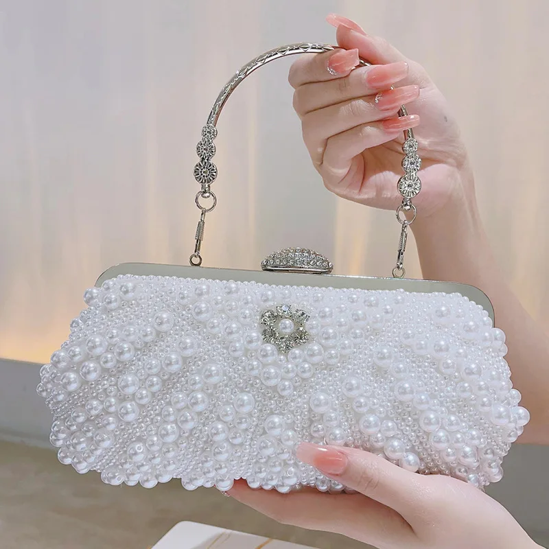 Fashion Top Handle Rhinestone Shoulder Bag Handbag Lady Round