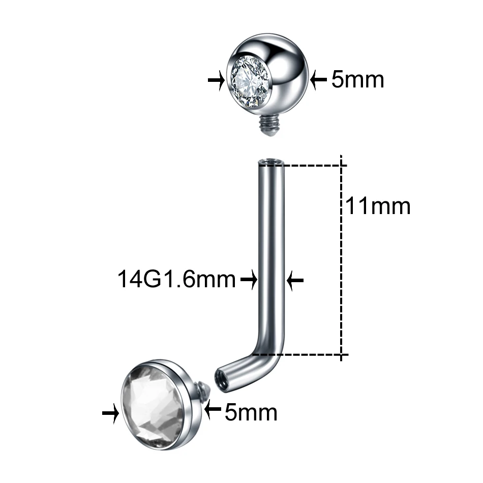 Titanium Crystal Gem Vertical Hood Piercings Sexy Body Jewelry Vagina  Genital Piercings VCH Venus Jewelry Vulva Piercing| Alibaba.com