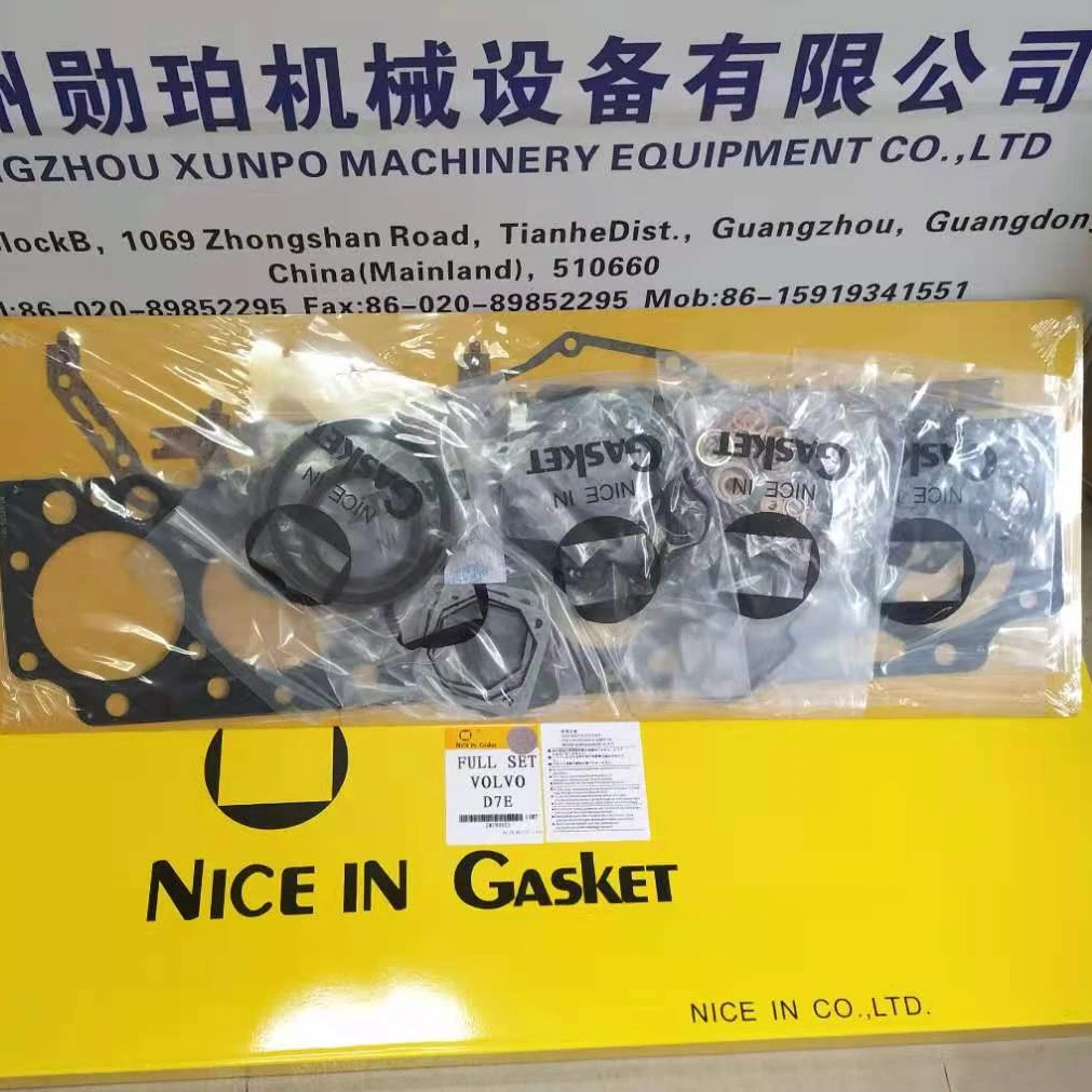 02937629 02931663 Overhaul Gasket Set for EC240 D7E Engine