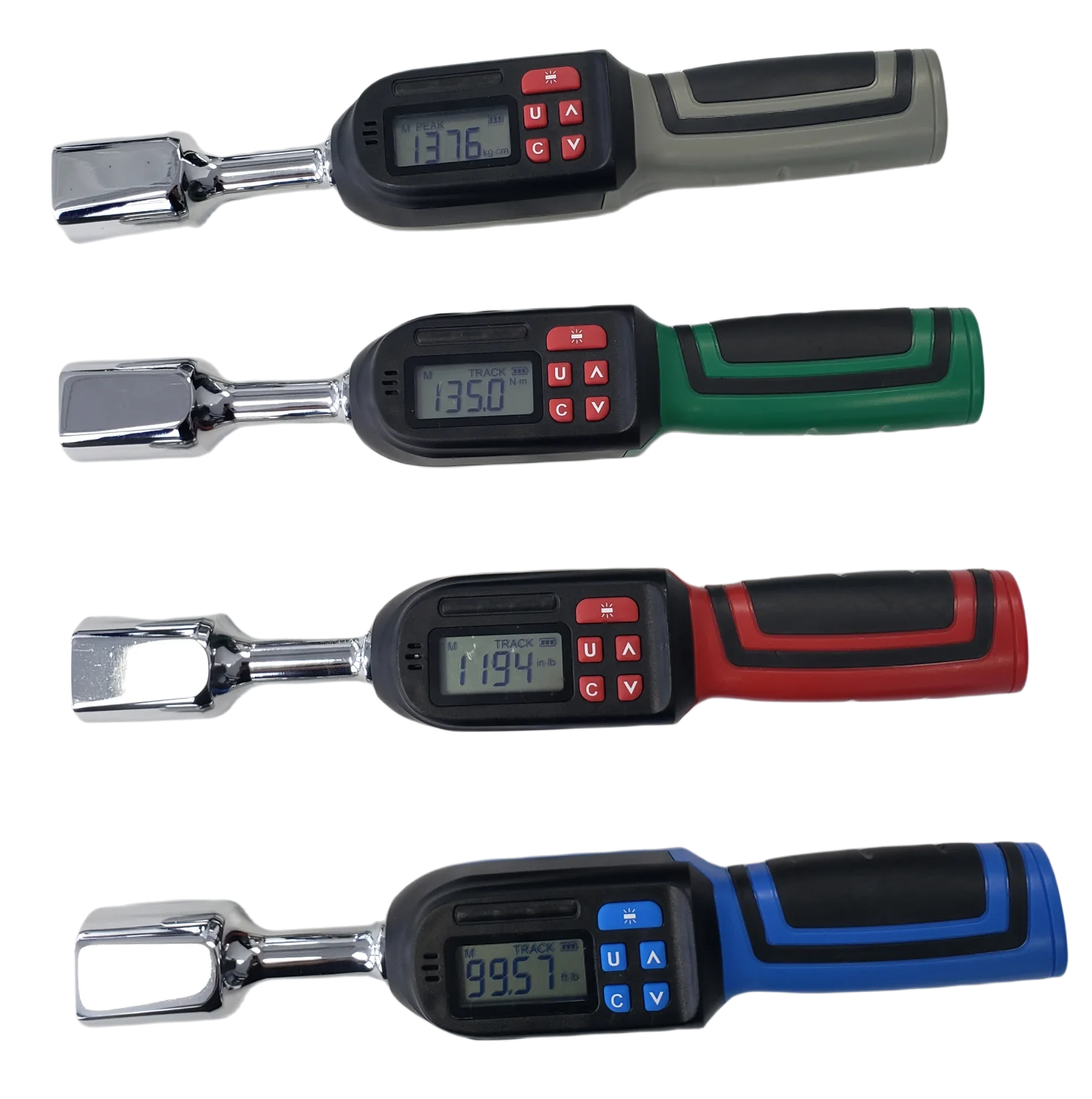 Short Type Interchangeable Head Digital Torque Wrench 6.8135 N.m 14x18