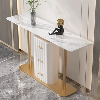 Luxury Entryway Console Tables Modern Design Living Room Italian Console Tables With Drawers Storage Console Entrée Furniture