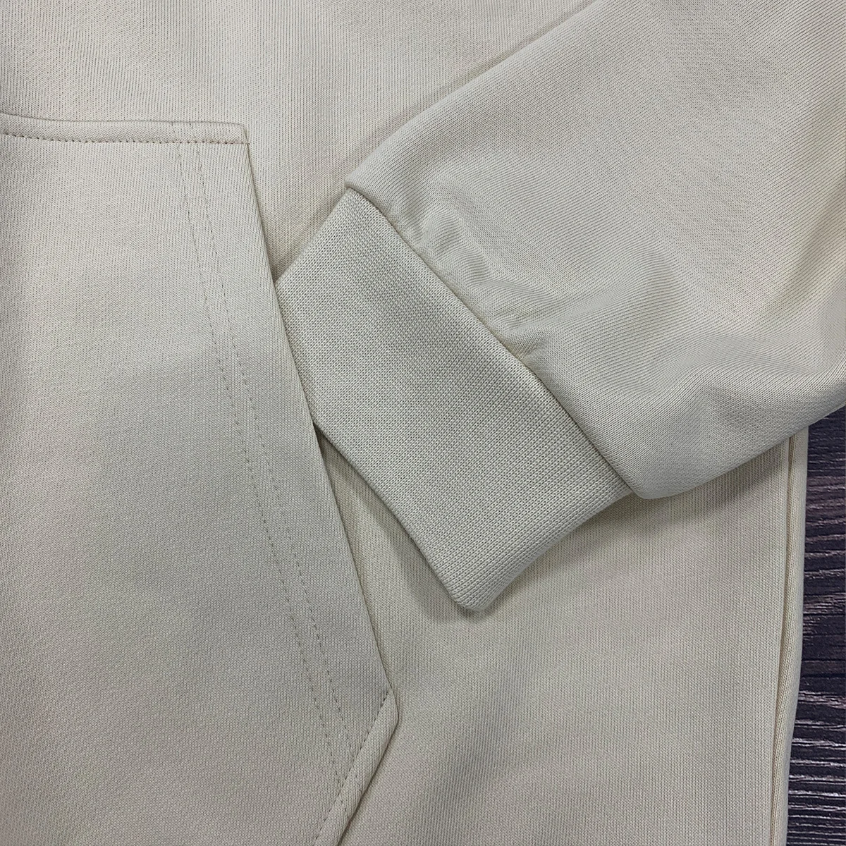 Latest Khaki Hoodie Street Wear Acid Washed Heavyweight French Terry Oversized Drop Shoulder Print Hoodies for Men