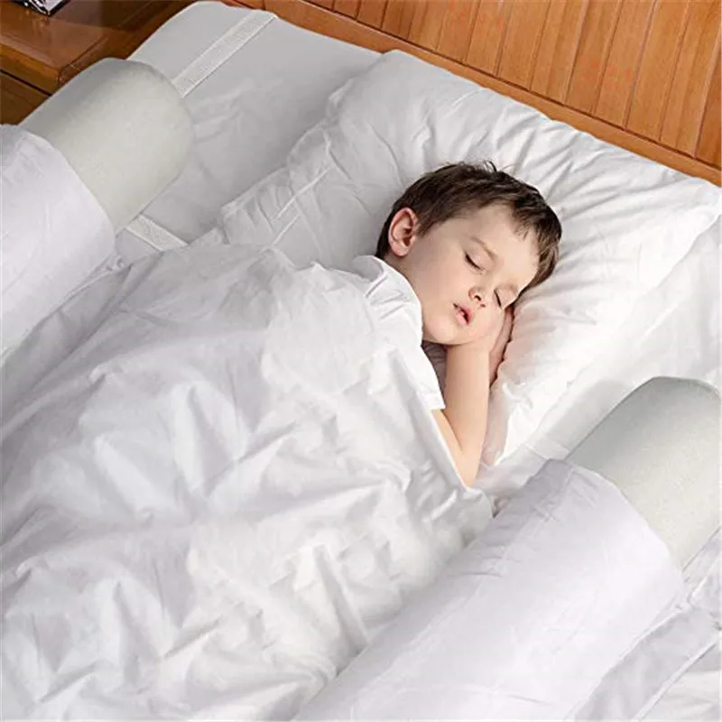 Защитная направляющая для кровати (1 упаковка) из пенопласта с нескользящим гипоаллергенным водонепроницаемым и моющимся покрытием, направляющая для кровати для малышей