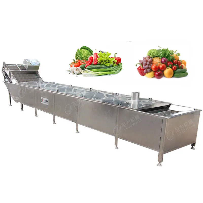 LWT Full Automatic Vegetable Fruit Sorting Cutting Washing Drying Processing Line Fruit Vegetable Washer Processing Machines