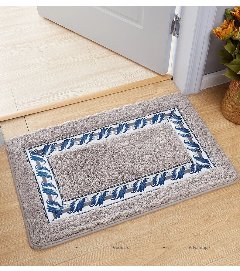 Best Selling Environment-friendly Non Slip Bathroom Mat Bedroom Living Room Mat manufacture