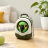 Loro verde y blanco
