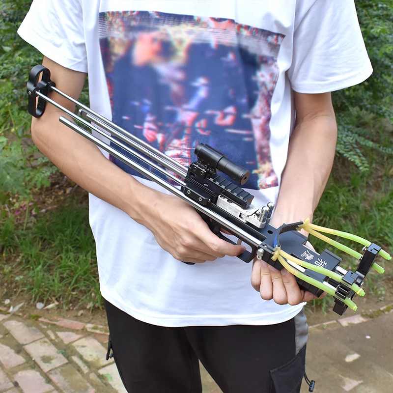 Marksman Falcon Gt Slingshot - High Power Telescopic Precision Full Metal Fishing  Crossbow With Laser For Target Shooting And Fishing at Rs 12499.00, Slingshot