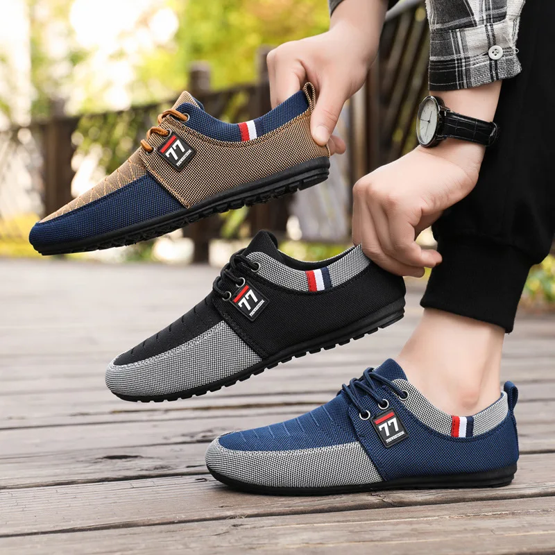 Men's canvas fashion casual shoes online