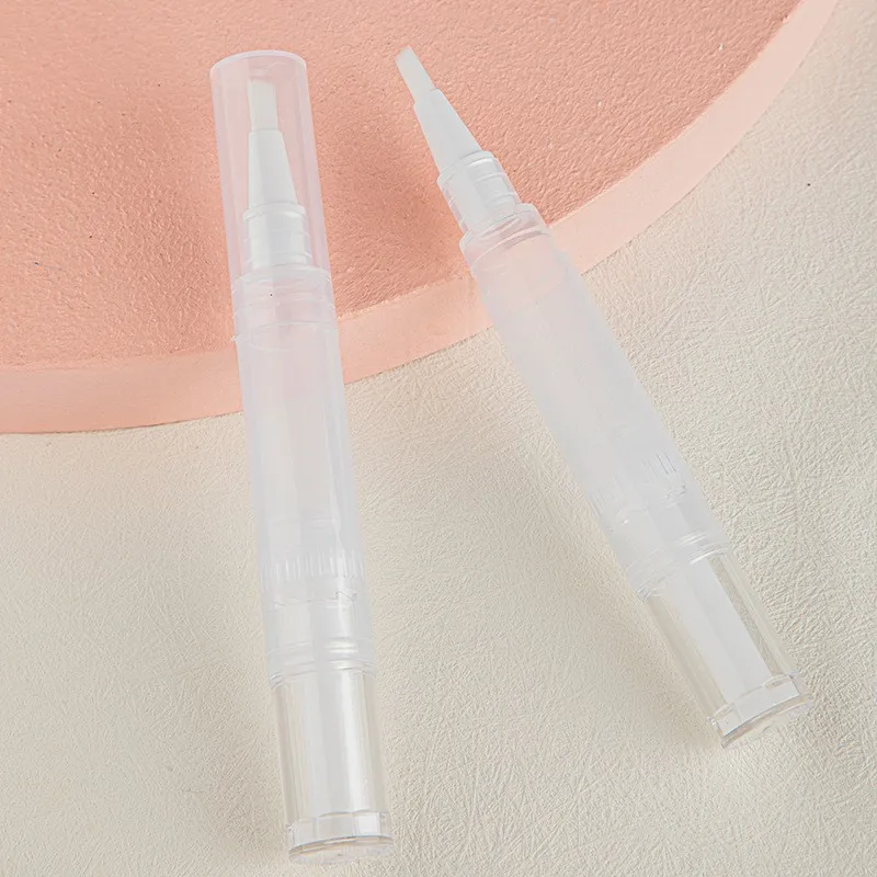 10 Stück Leere 2,5 Ml Twist-Pen Behälter – Transparent Mit Rosa Deckel | Für Nagelöl, Lipgloss, ätherische Öle & Mehr | Inkl. Auslaufsicherem Stopfen
