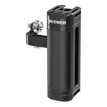 NEEWER Side Handle Grip Compatible with SmallRig NEEWER Camera Cage, Lightweight Camera Handle Rig with Dual 1/4" Screws