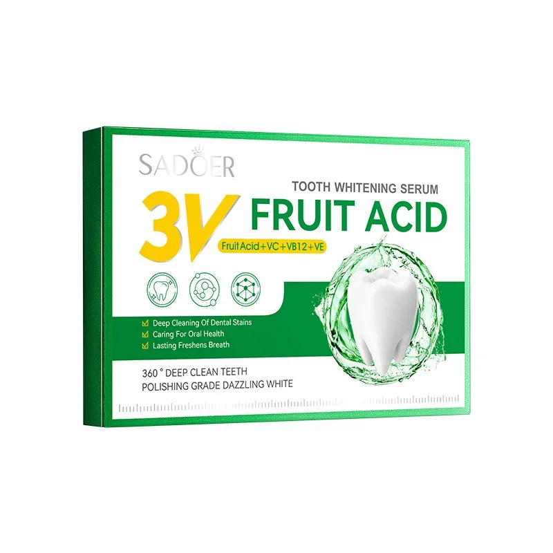 Customized Multi-Purpose Teeth Whitening Essence New Formula to Remove Yellowing Brighten Teeth Fresh Fruit Acid for Clean Mouth