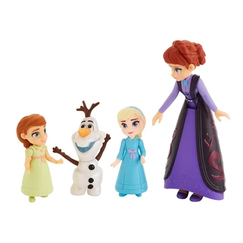 Mini Princess Frozen Elsa Anna Custom Action Figures Toy for Girls