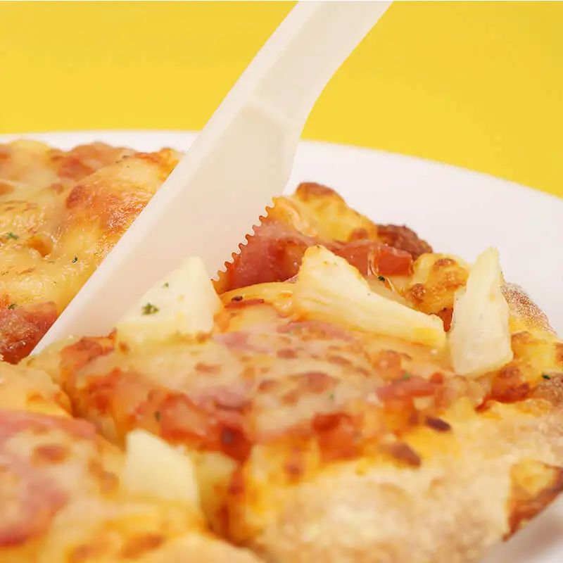Cornstarch Soup Disposable Fork Set Biodegradable Customized Spoon