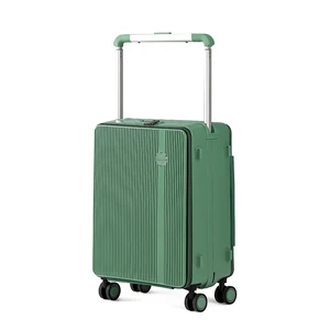 20-25 Inch Luxury Style Wide Trolley Spinner Wheeled Suitcase Zipper Luggage with Fashion Traveling Luggage Style