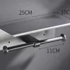 Brushed double paper towel holder