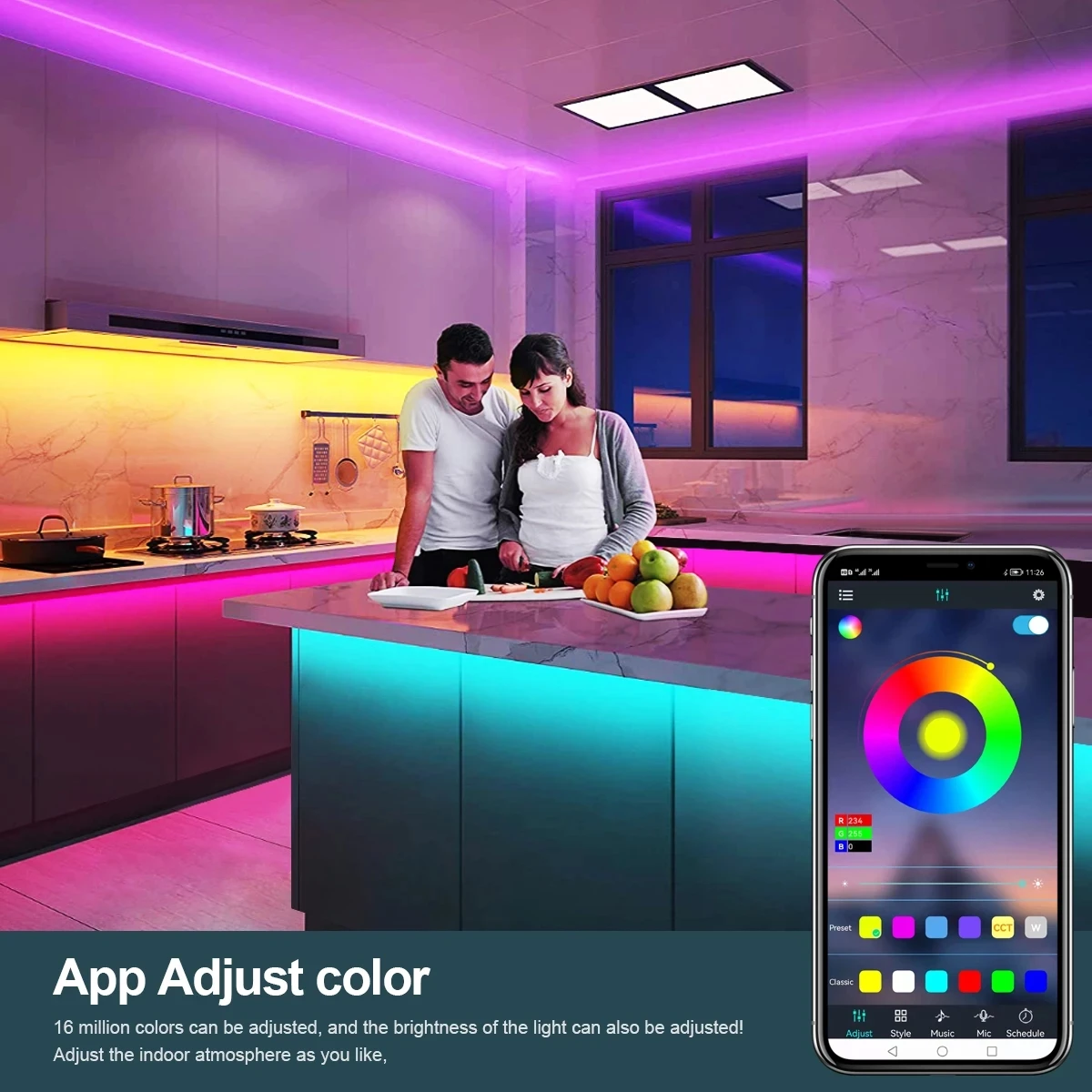 Dc12v 4 Pin Rgb Controller Music Bt Smart App Controller With 24key Ir Remote Or Blue+tooth App