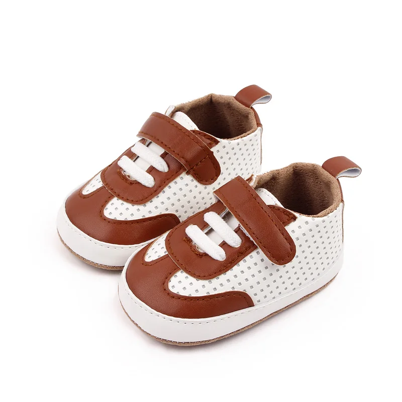 Spring and Autumn New Baby Color Mesh Breathable Soft Sole Non-slip Baby Walking Shoes manufacture