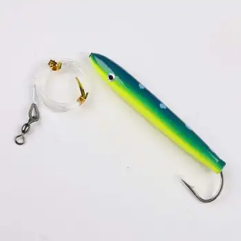 CHEERY 6" Metal & Lead Trolling Lure Plug with Hooks for Saltwater & Freshwater Fishing Trout Tuna Big Game Rigging – Metal Jig – view 5