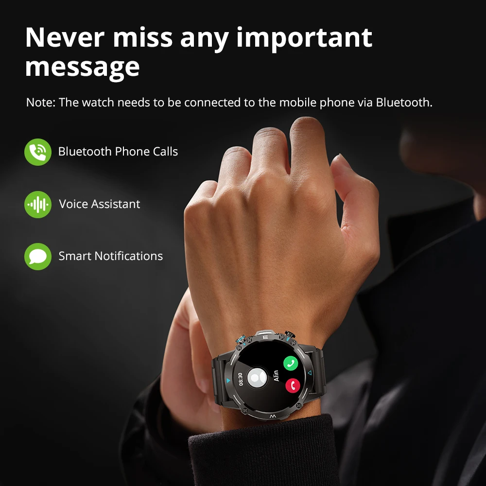 Latest Factory Custom Cheap Price Smartwatch User Guide Hypoxemia Monitor Mens Women IP68 Waterproof Enclosure Round Smart Watch