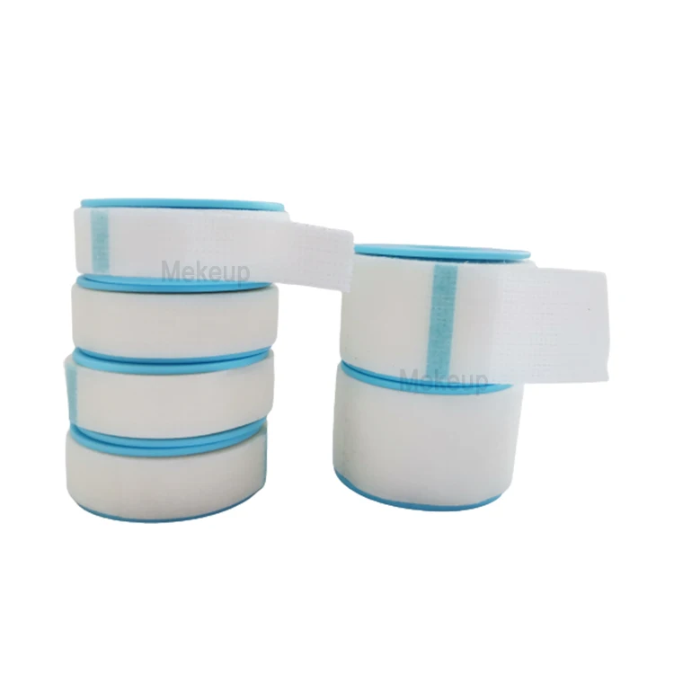 Blue Eyelash Tape For Sensitive Skin Silicone Gel Tape Private Logo