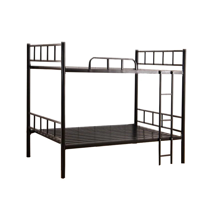 Black dormitory bunk bed