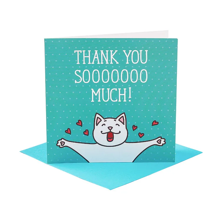 可爱的卡通谢谢卡片批量与信封购买 Buy 延伸护理张感谢卡 感谢您购买卡 谢谢卡套带信封product On Alibaba Com