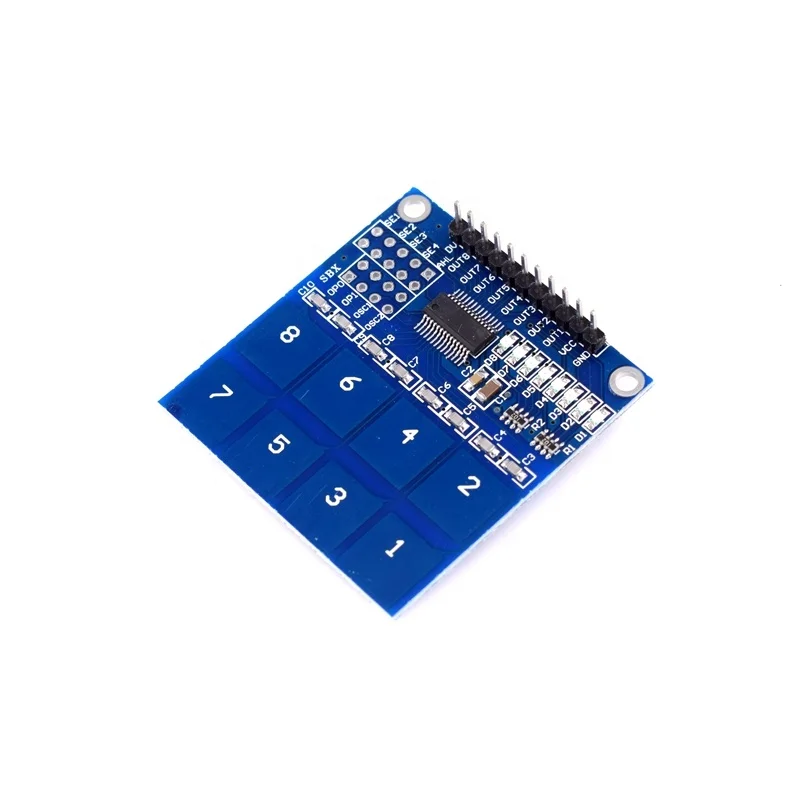 HW-137 TTP226 8-канальный емкостный сенсорный выключатель ключ переключатель модуль цифровой сенсорный модуль датчика