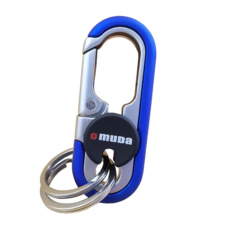 Lilangda OMUDA Personalized Simple and Exquisite Creative Business Men's Metal Waist Hanging Car Keychain