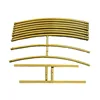 Arche annulaire dorée de 1,6 m en 8 sections