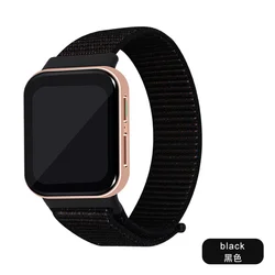 Nylon Rainbow Sports Strap For OPPO Watch 41mm 46mm Soft Nylon Loop Band Bracelet Colorful Watch bands