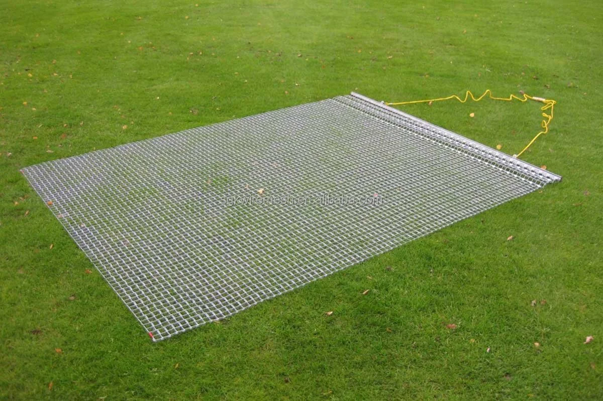 3x3ft 3x4ft 3x5ft 3x6ft Steel Field Surface Leveling Drag Mat For Lawn